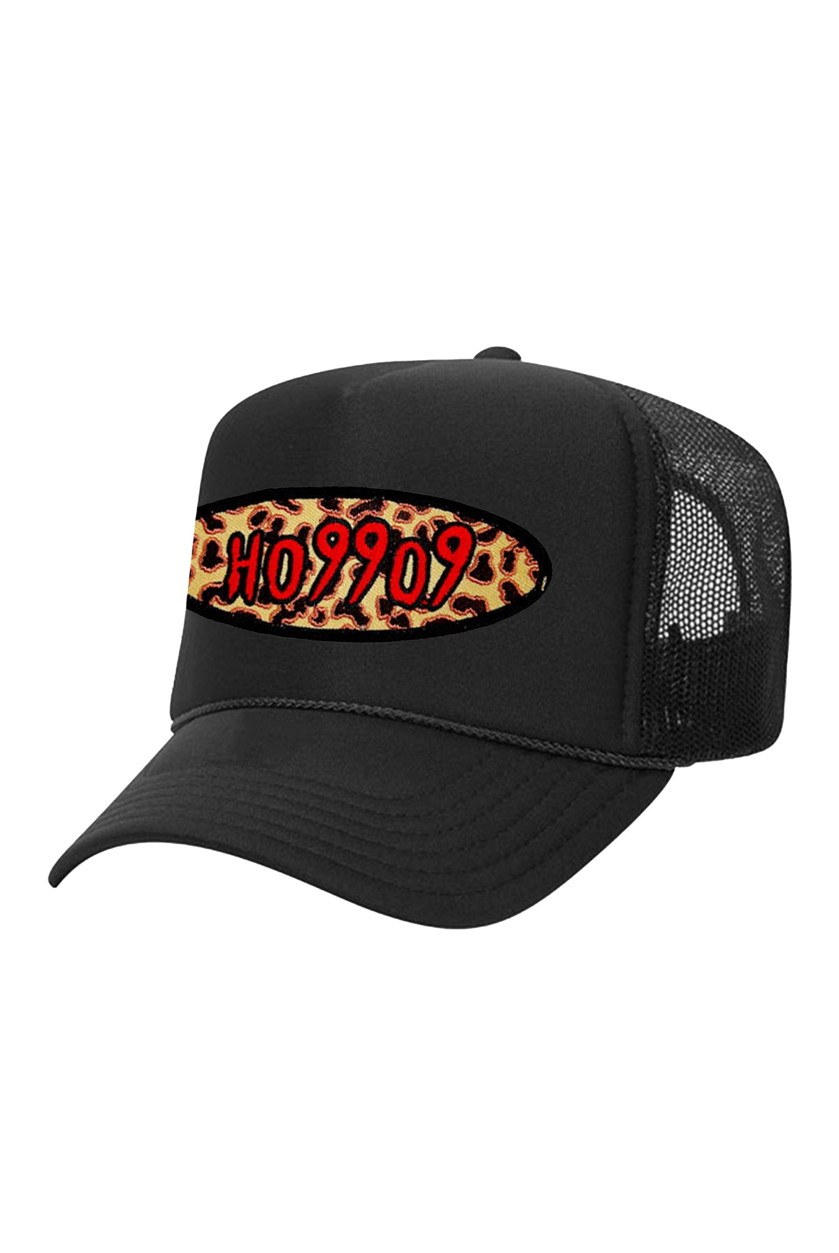 Cheetah Trucker Hat (Black)