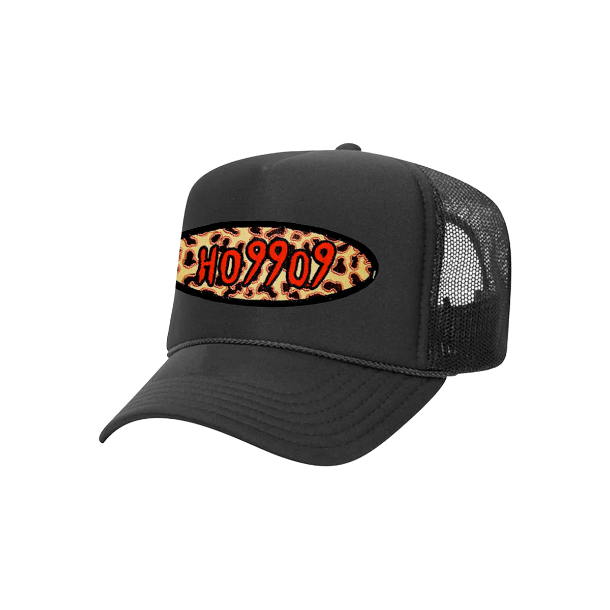 Cheetah Trucker Hat (Black)