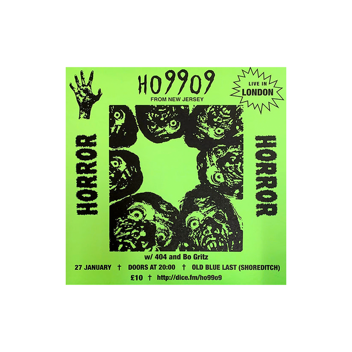Live In London Neon Poster